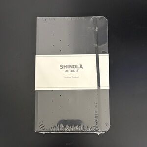 Shinola Detroit Black Notebook